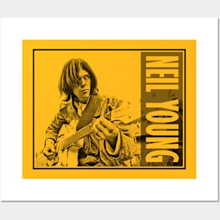 vintage neil young Posters and Art